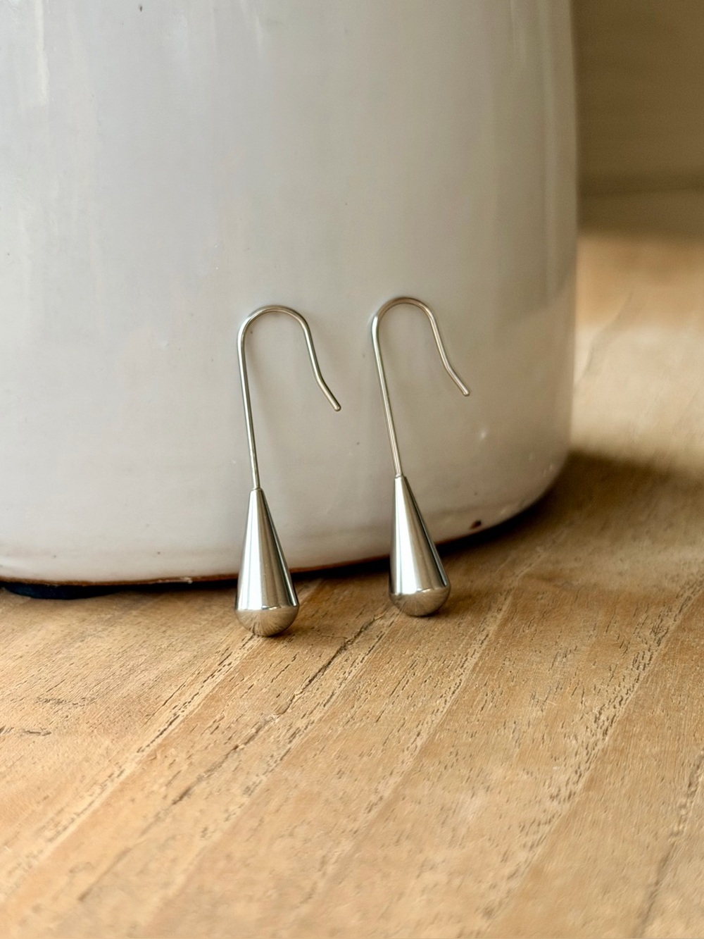 Drop Stainless Steel Earrings